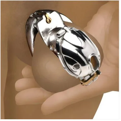 Master Series Entrapment Deluxe Locking Chastity Cage by XR