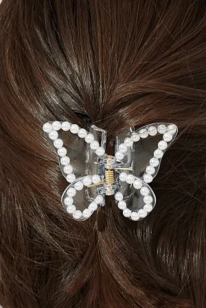 Metallic Butterfly Claw Clips