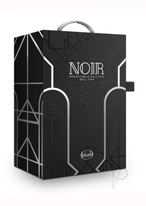 Noir Breathable Silicone Ball Gag Blk