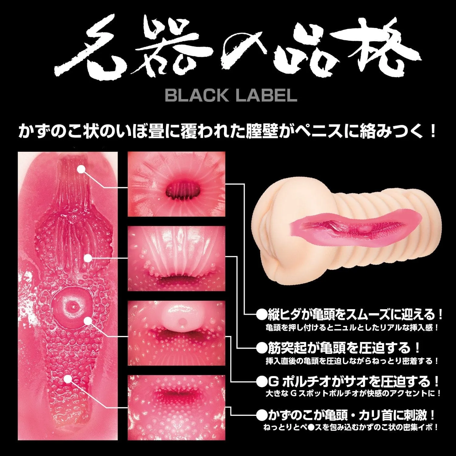 NPG - The Dignity of a Masterpiece Black Label Meiki Onahole (Beige)