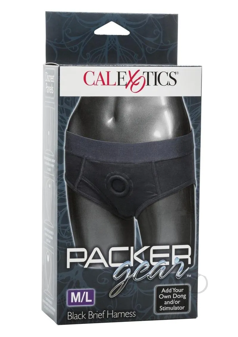 Packer Gear Black Brief Harness M/l