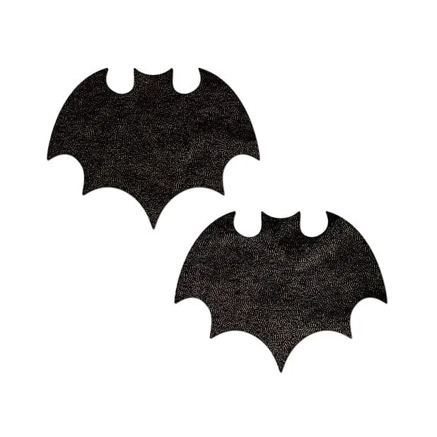 Pastease - Premium Liquid Bats Pasties Nipple Covers O/S (Black)