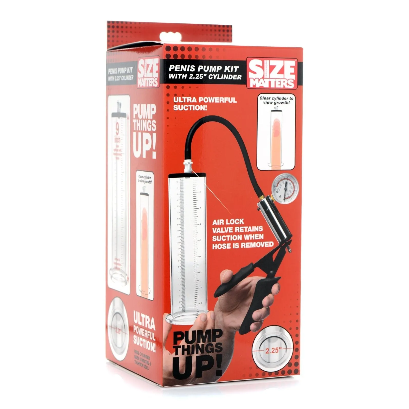 Penis Pump Kit With 2.25 Inch Cylinder