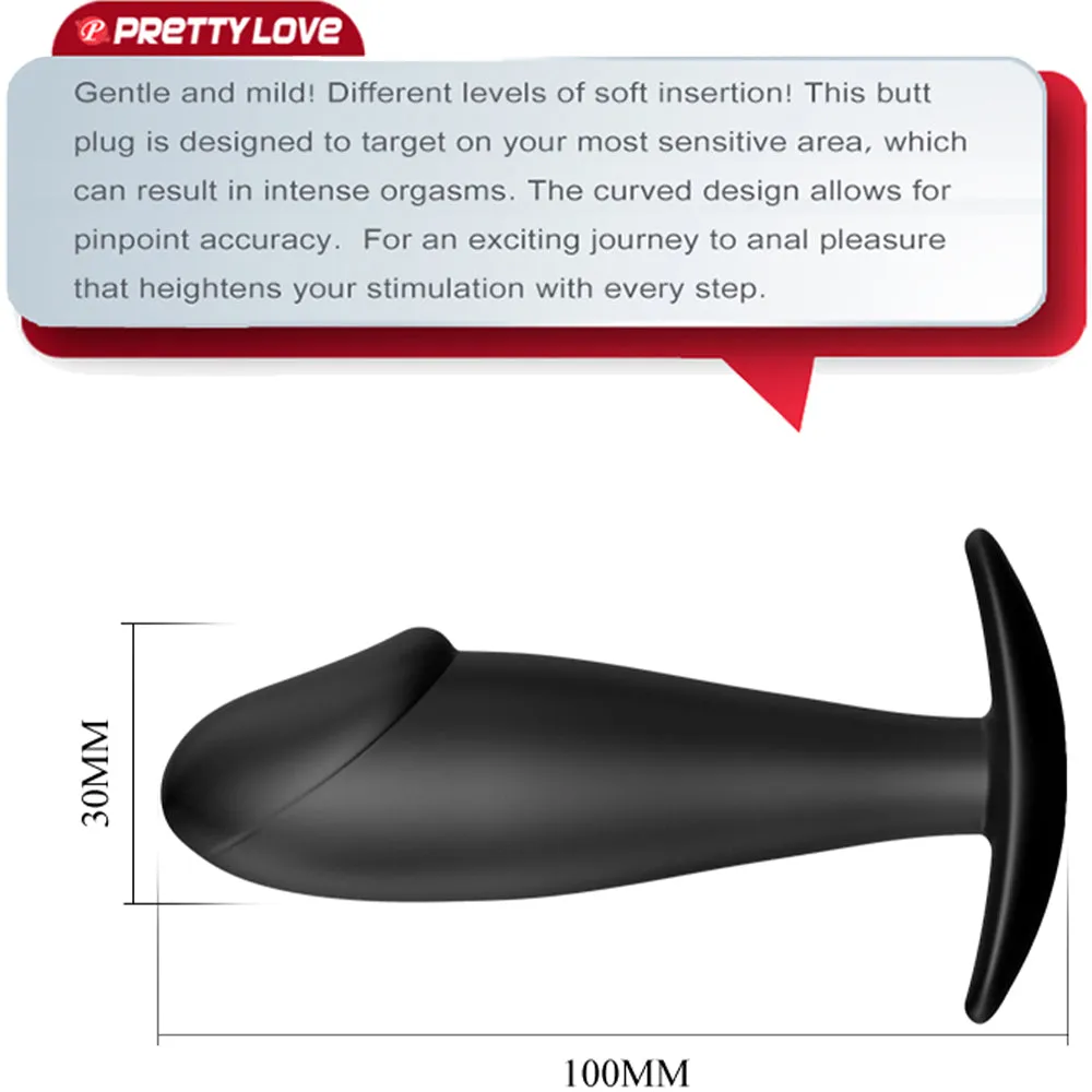 Pretty Love Special Anal Stimulation Butt Plug Silcone