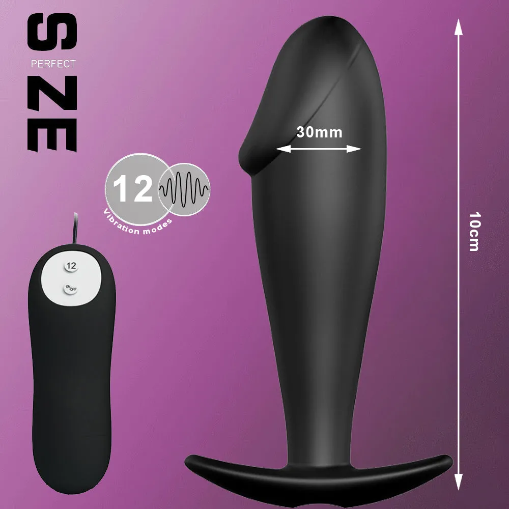 Pretty Love Vibrating Anal Butt Plug Remote Control Prostate Massager