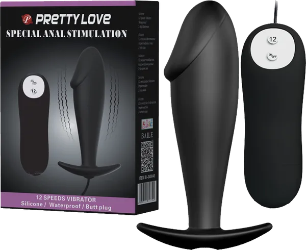 Pretty Love Vibrating Anal Butt Plug Remote Control Prostate Massager