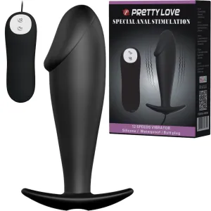 Pretty Love Vibrating Anal Butt Plug Remote Control Prostate Massager
