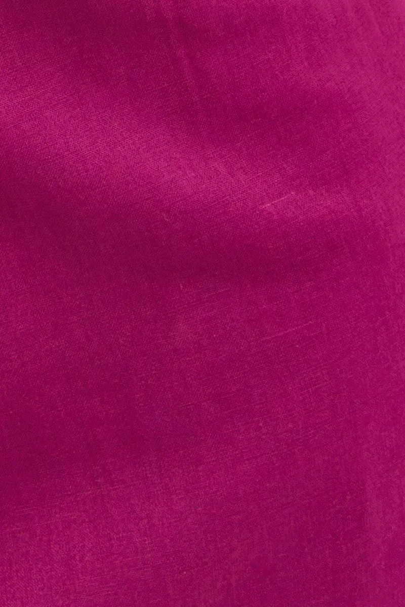 Purple Maxi Skirt Tiered