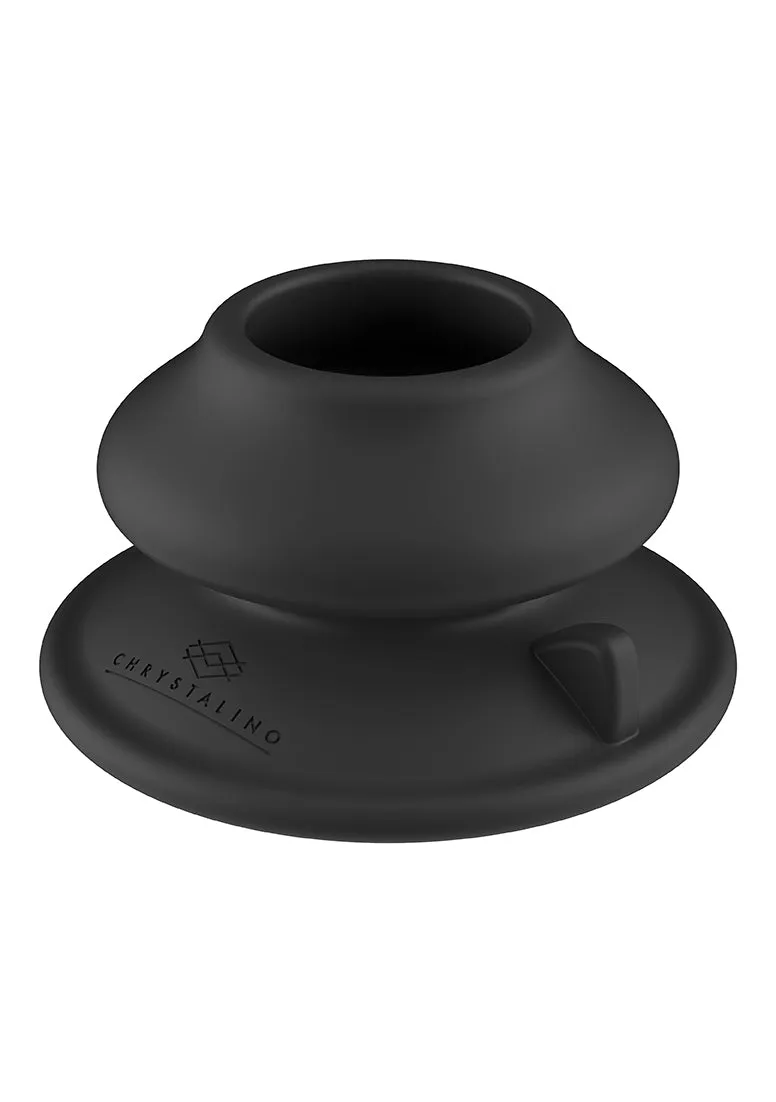 Rimly - Glass Vibrator - With Suction Cup And Remote - Rechargeable - 10 Speed