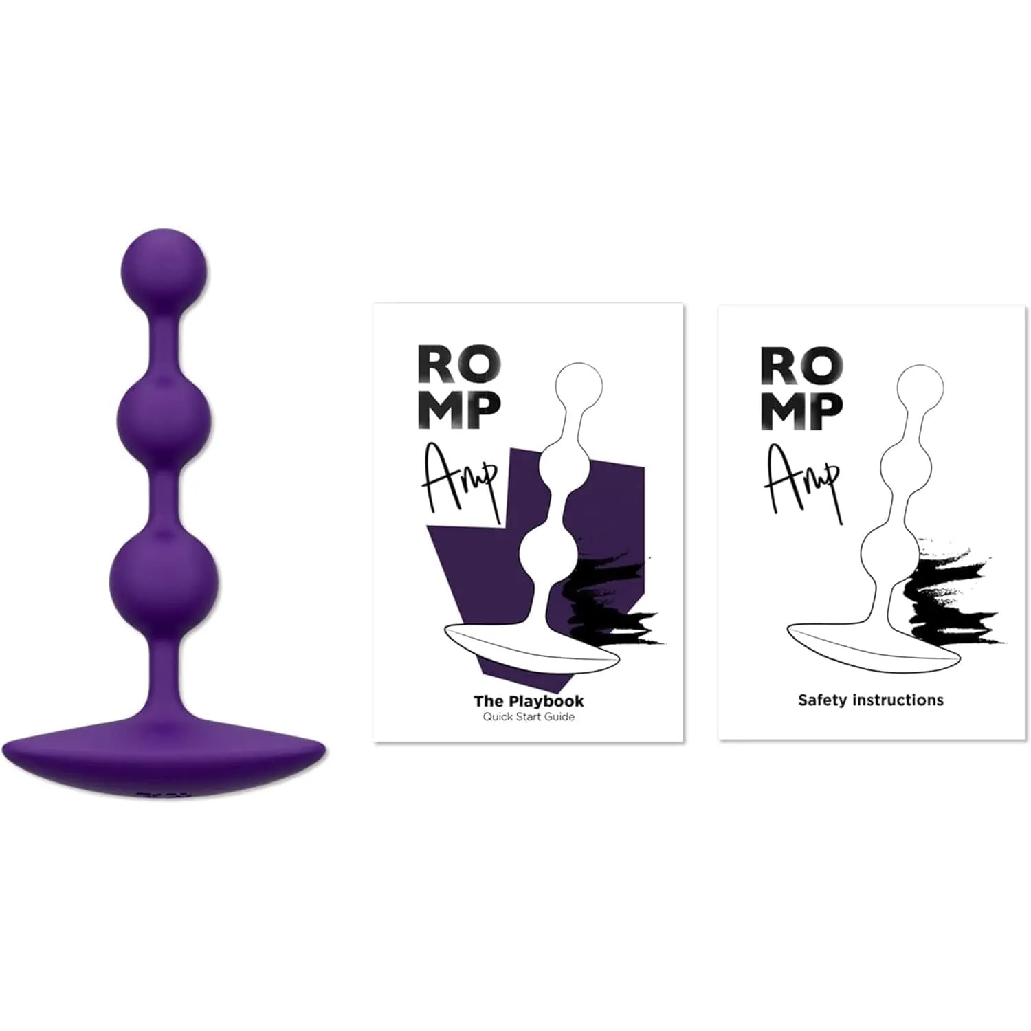 Romp - Amp Anal Beads (Purple)