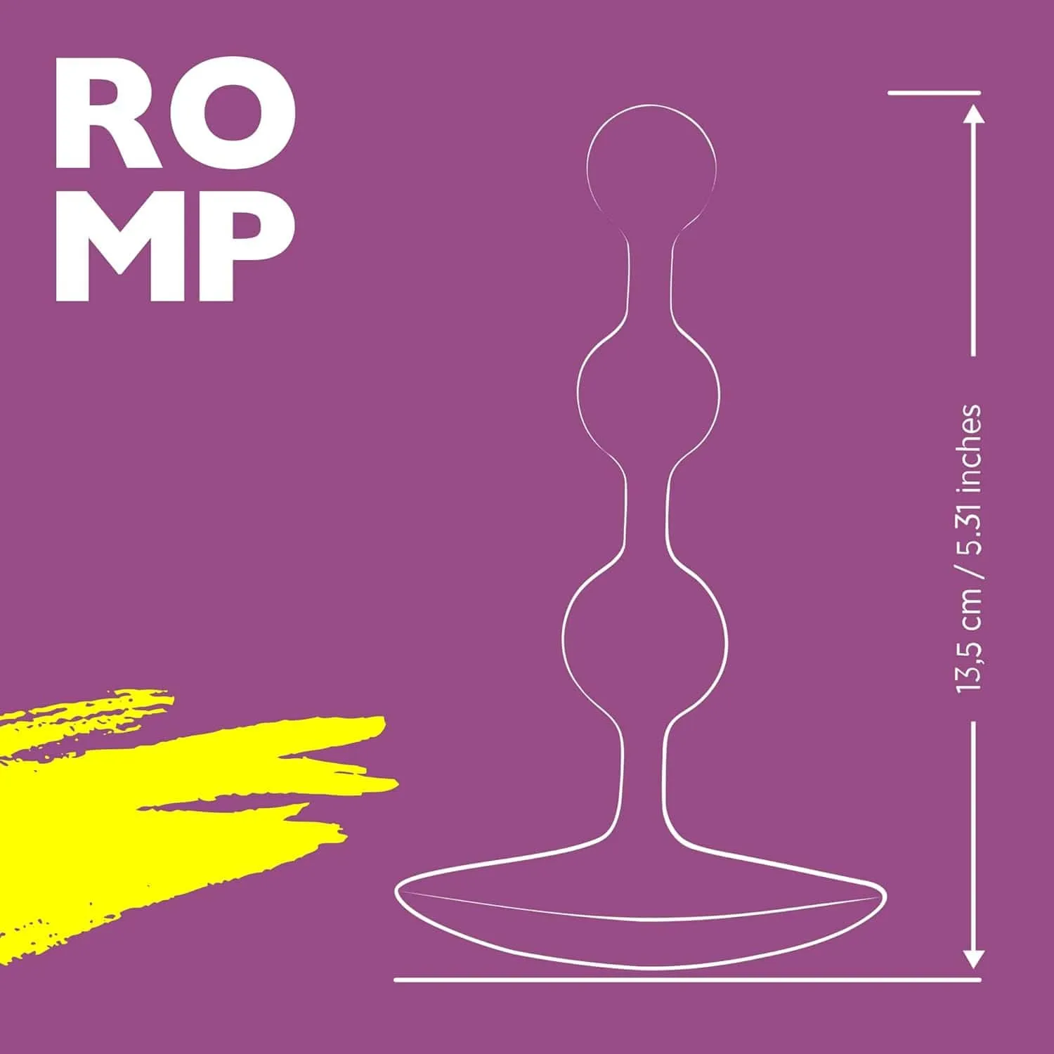 Romp - Amp Anal Beads (Purple)