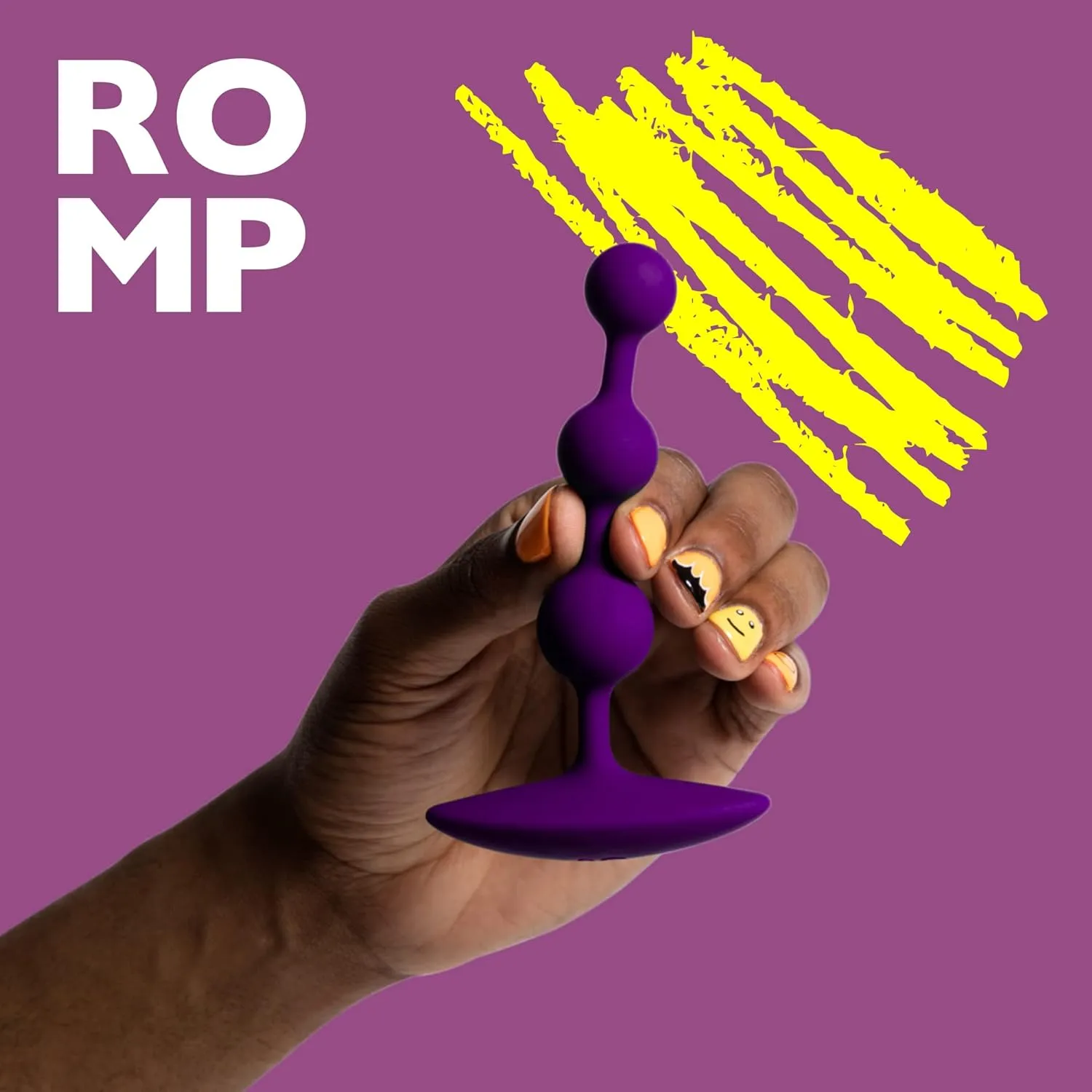 Romp - Amp Anal Beads (Purple)