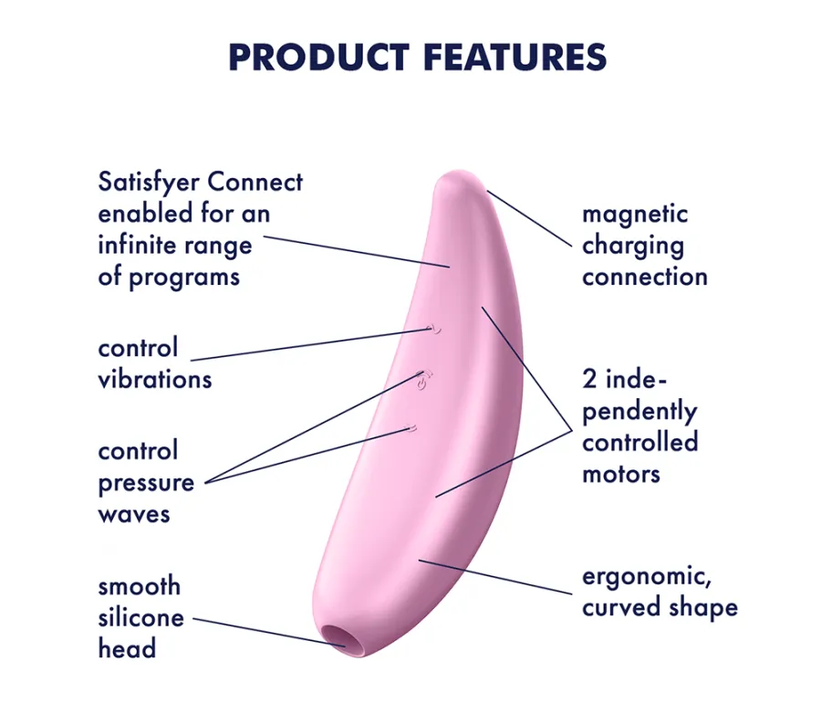 Satisfyer Curvy 3  Pink Stimulator