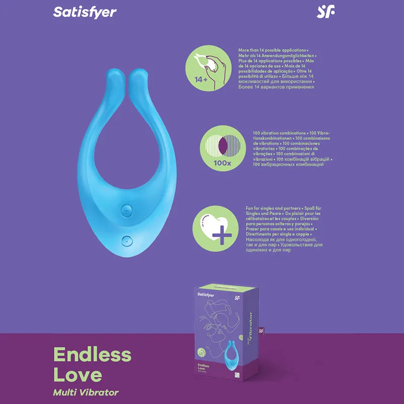 Satisfyer Endless Love Couples Vibrator USB Clitoral Penis Stimulator