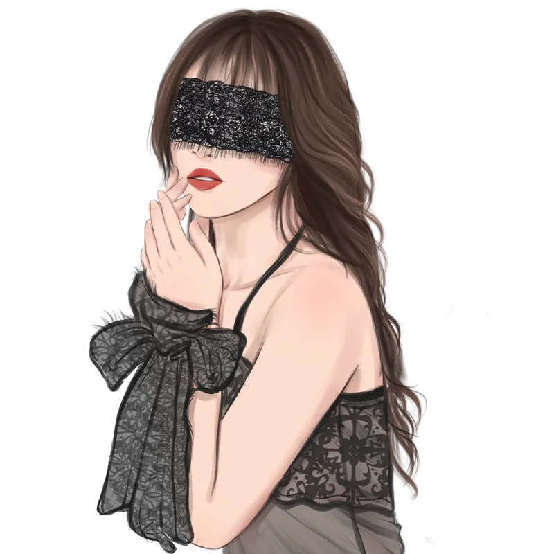Shaki Allure Veil Blindfold