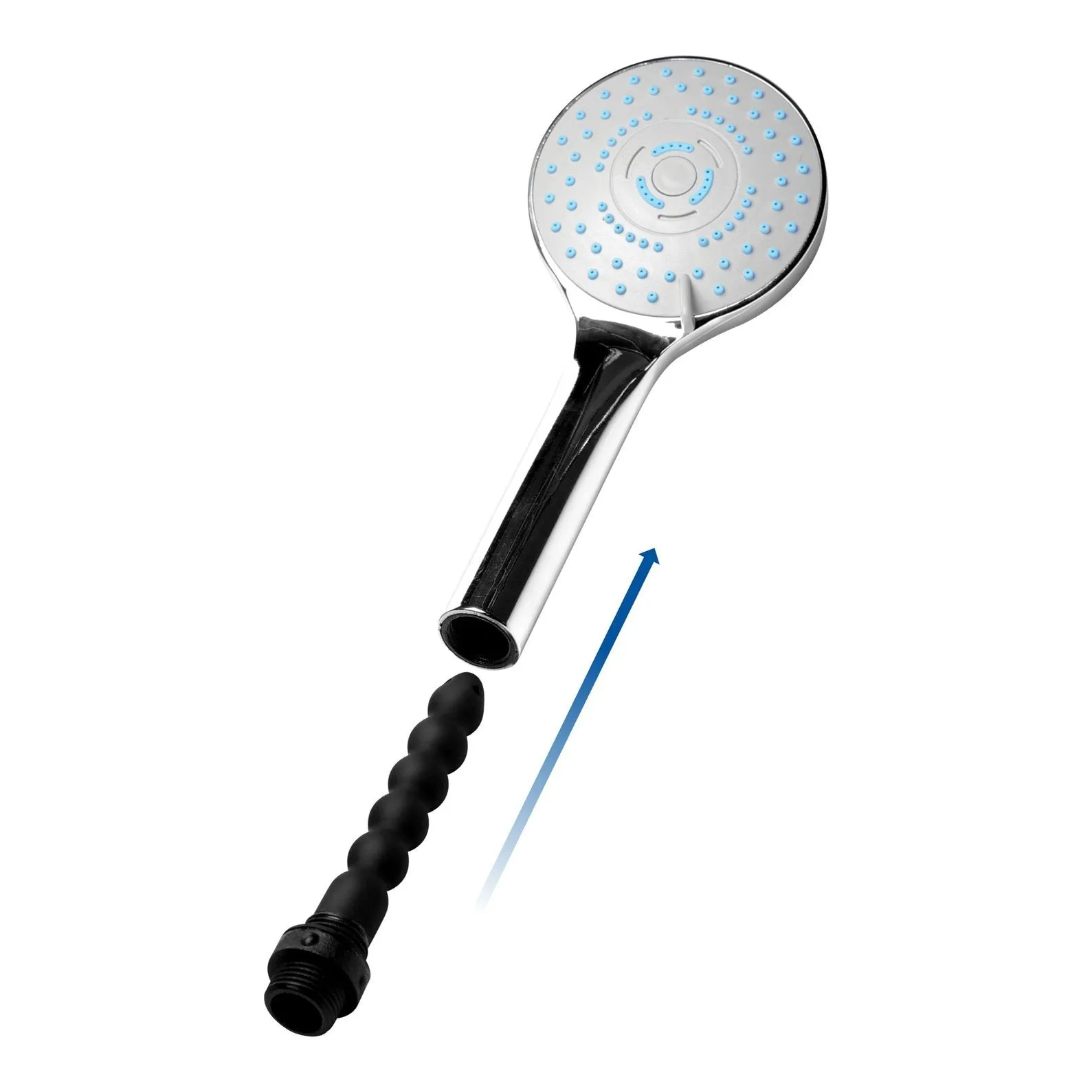 Shower Head With Silicone Enema Nozzle
