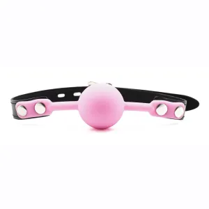 Silicone Comfort Ball Gag Pink