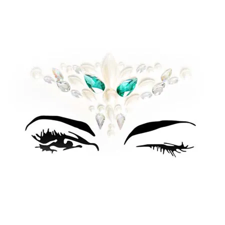 Sirene Adh Face Jewels Sticker (6pk)