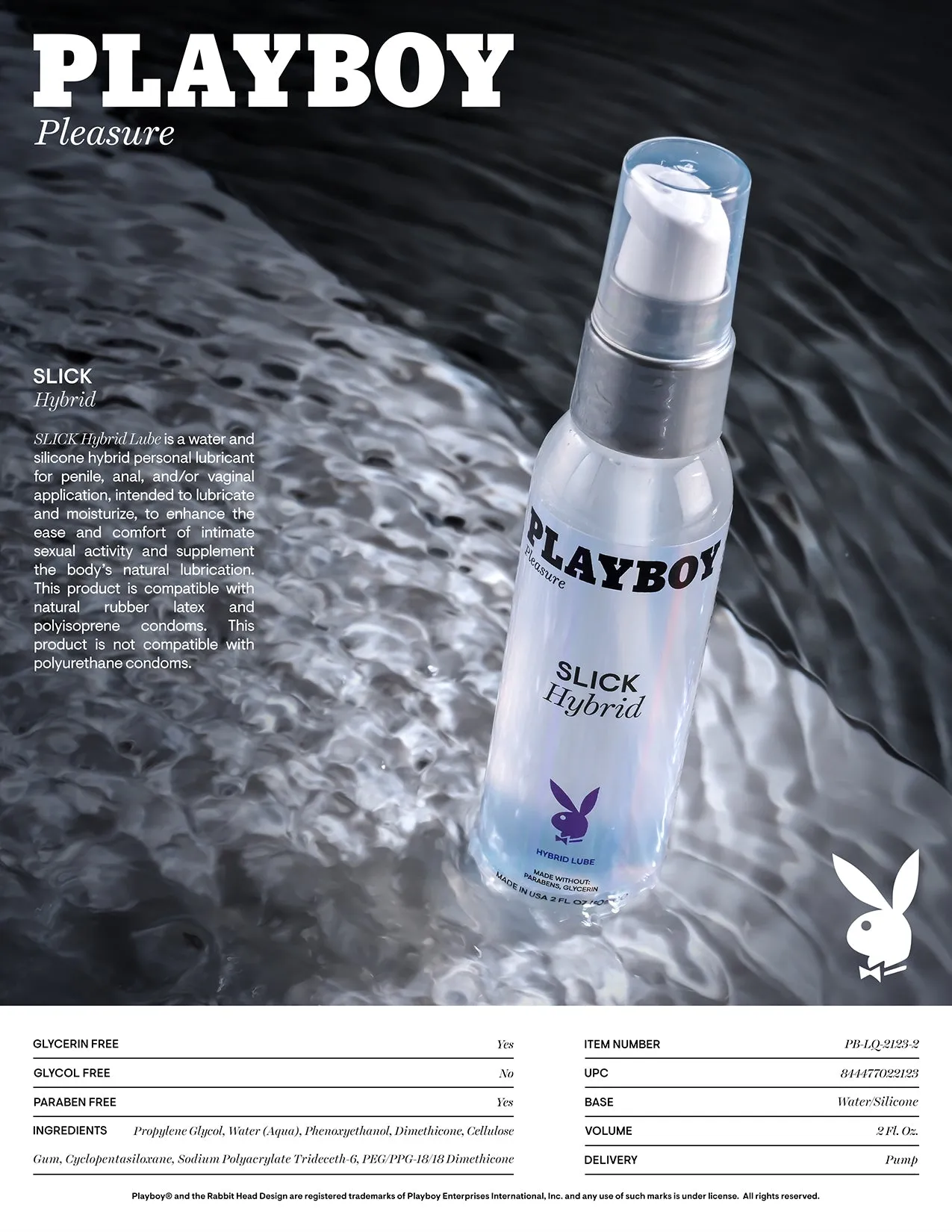 Slick Hybrid 2oz - Playboy Pleasure