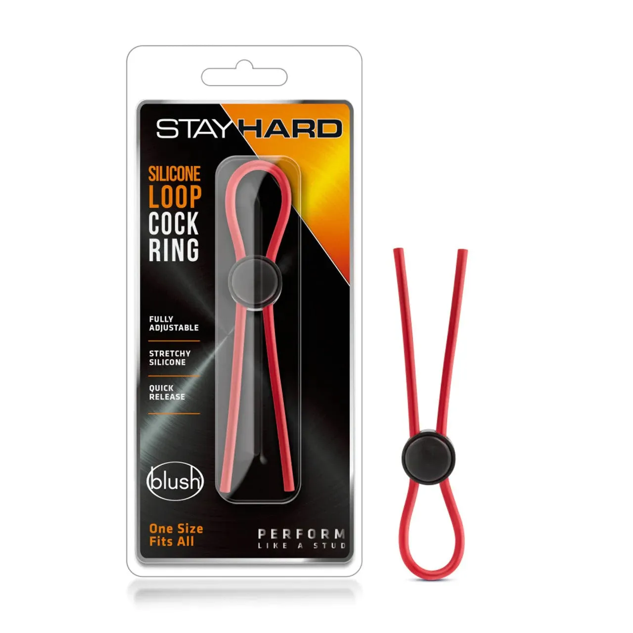 Stay Hard Silicone Loop Cock Ring by Blush Novelties