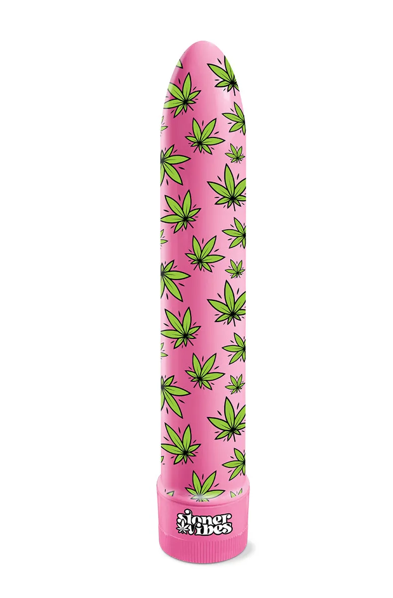 Stoner Vibes Weed Vibrator in Fatty Pink