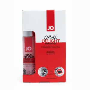 System JO Oral Delight Strawberry Arousal Gel