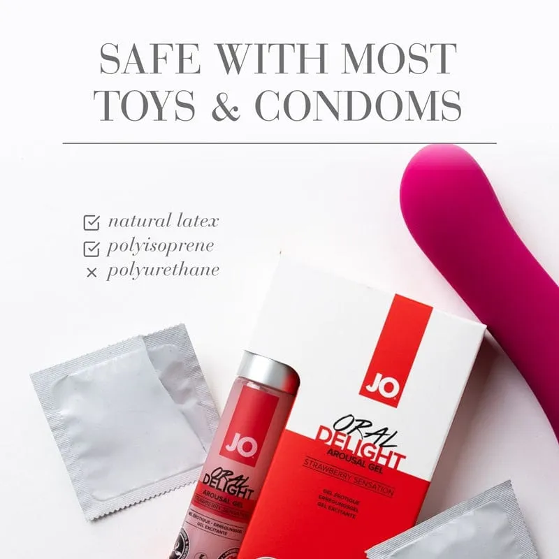 System JO Oral Delight Strawberry Arousal Gel