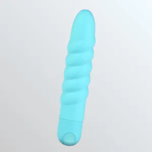 Teal 'Lola' Rechargeable Twisty Bullet Vibrator