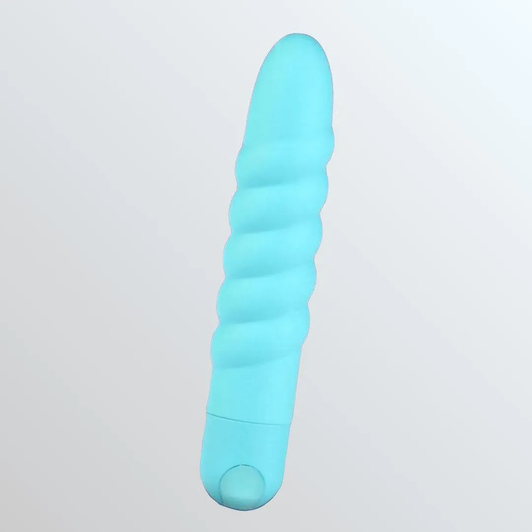 Teal 'Lola' Rechargeable Twisty Bullet Vibrator