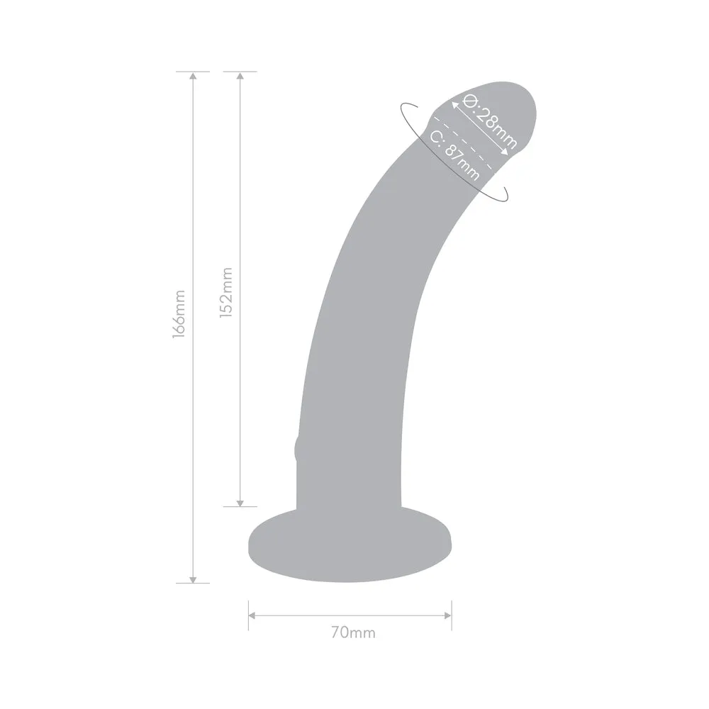 Together Tilt 7 in. Vibrating Silicone Dildo & Harness Set Purple