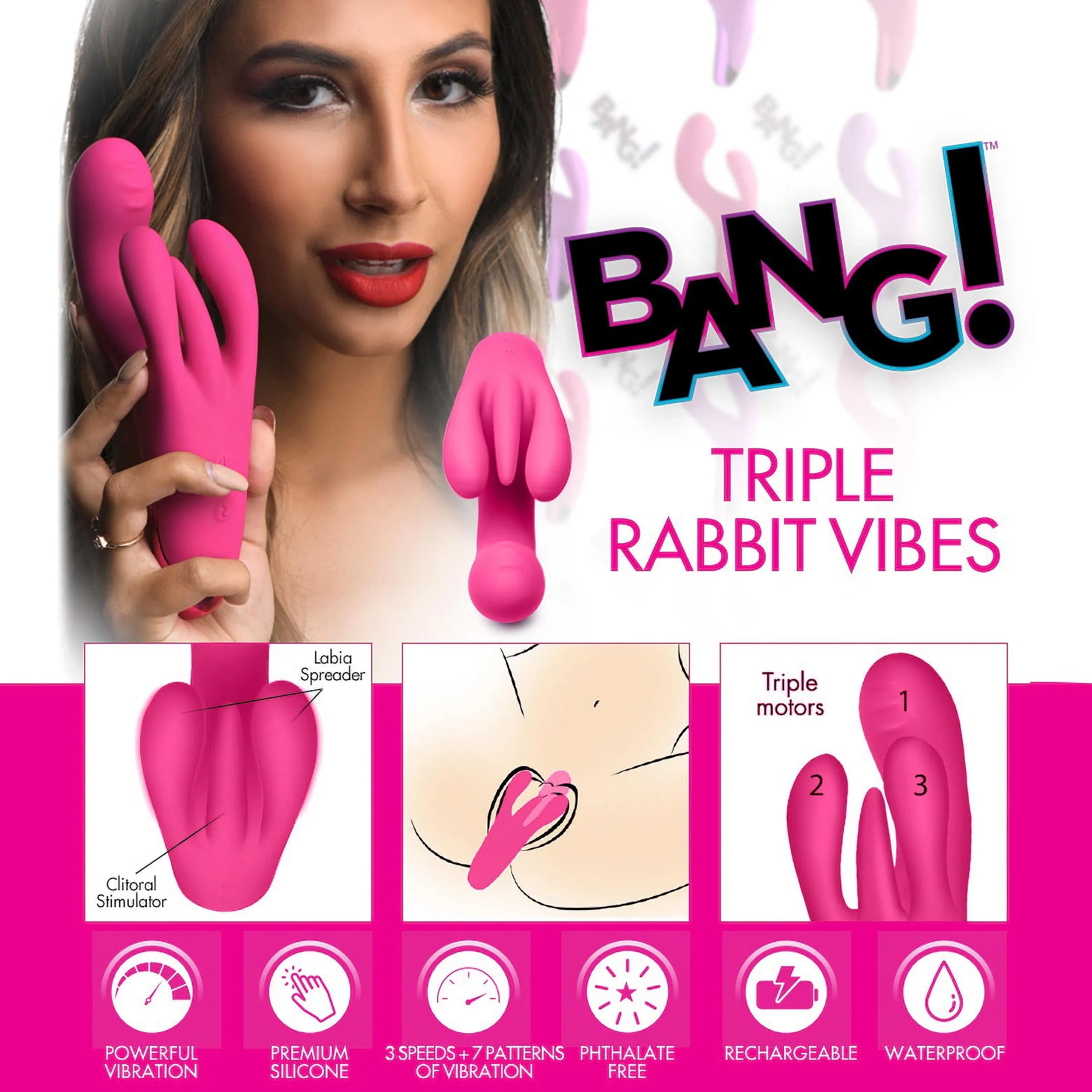 Triple Rabbit Vibrator