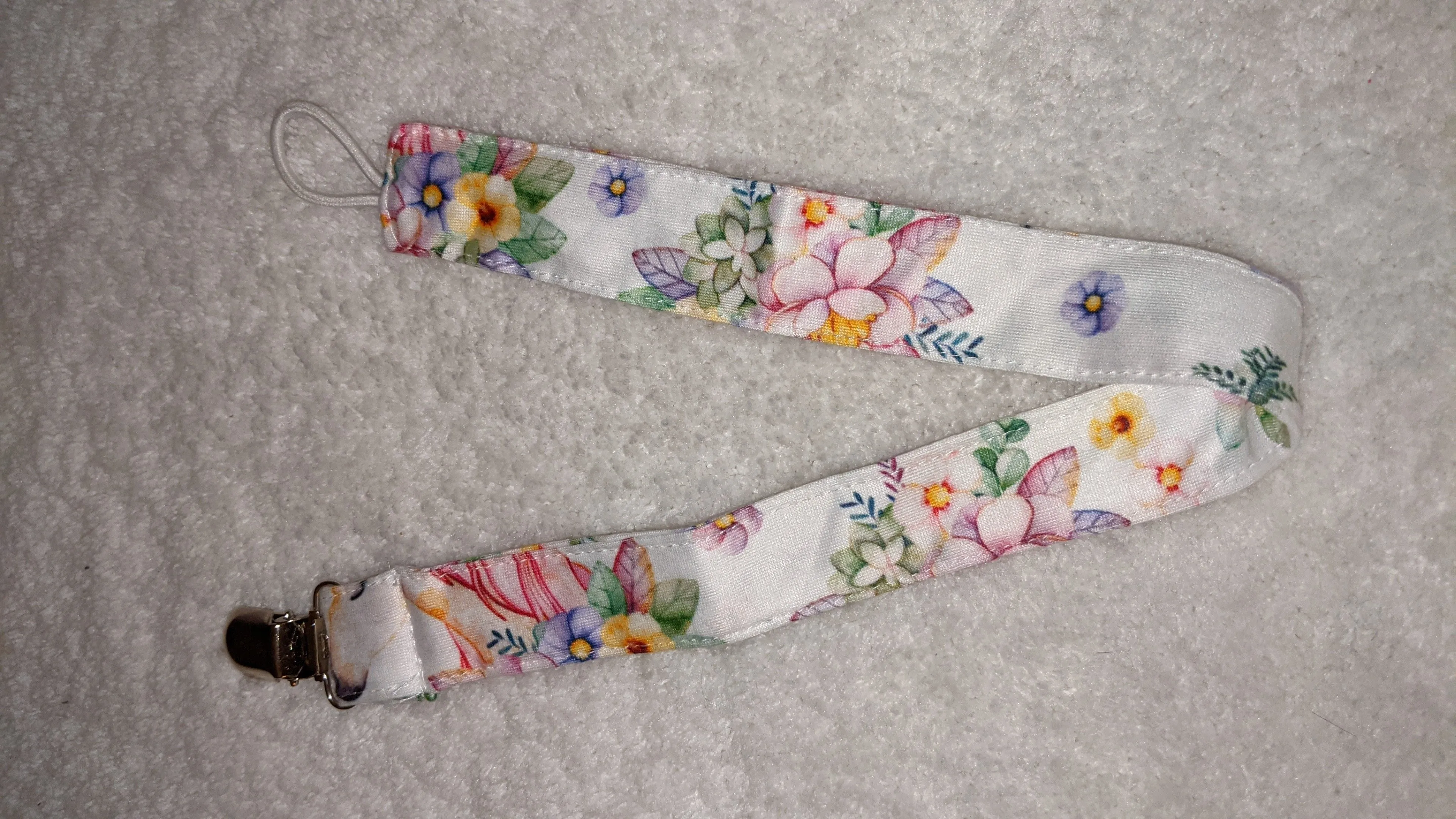 Unicorn Fabric Pacifier Clips