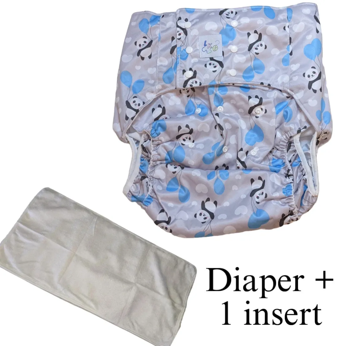 Up in the Air Panda Pocket Diaper