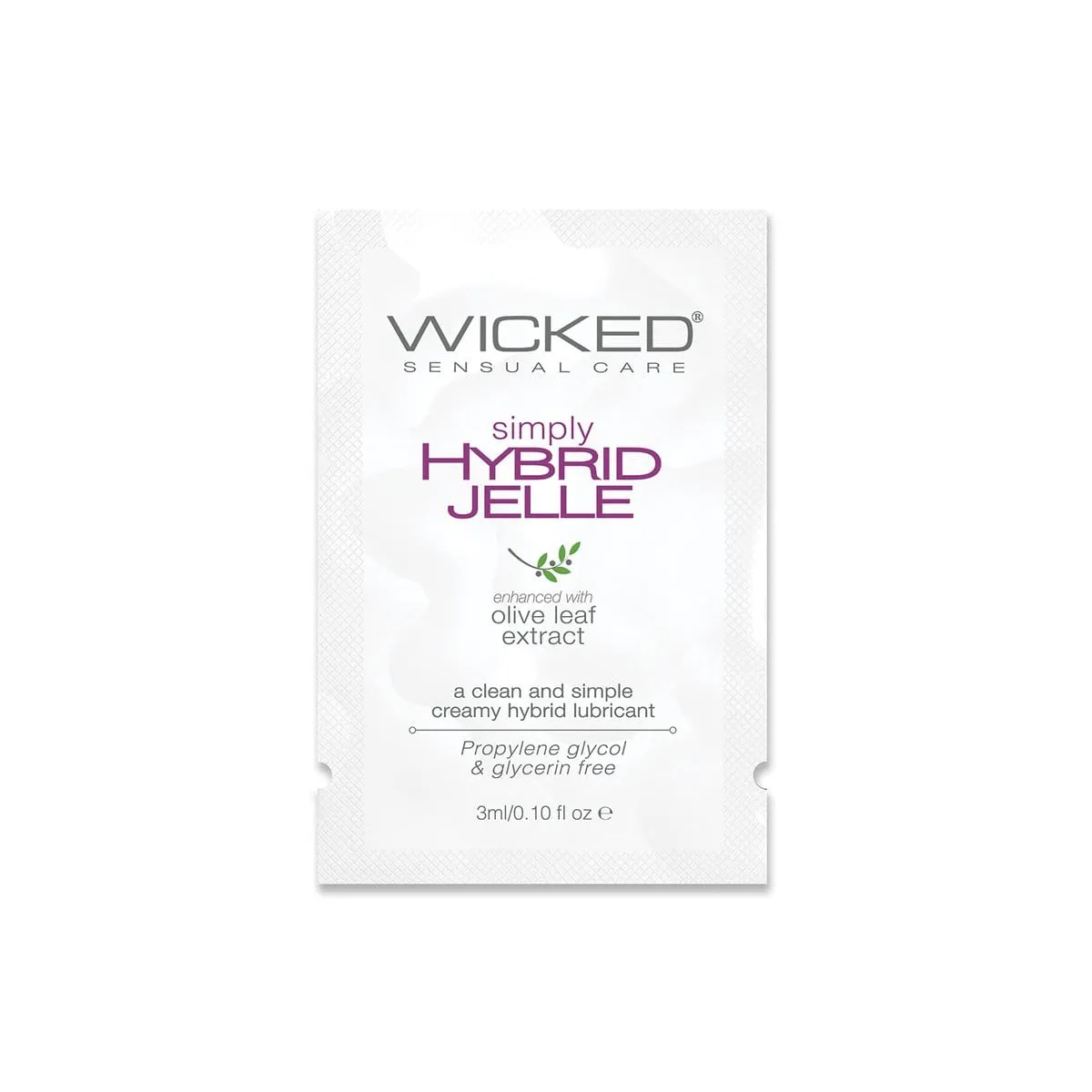 Wicked - Simply Hybrid Jelle Lubricant Sachet 3ml