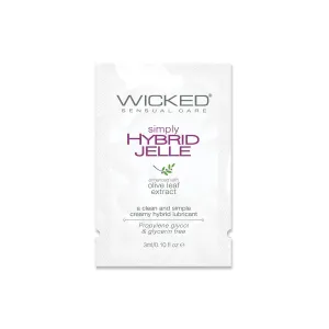 Wicked - Simply Hybrid Jelle Lubricant Sachet 3ml