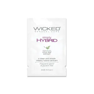 Wicked - Simply Hybrid Lubricant Sachet 3ml