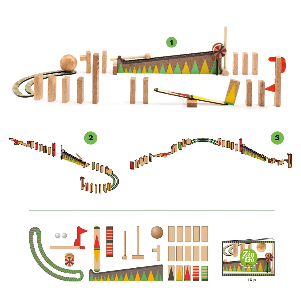 Zig And Go - 27 pcs Curv